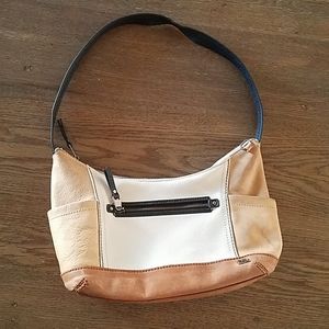 The Sak tan, brown, & black shoulder bag / purse